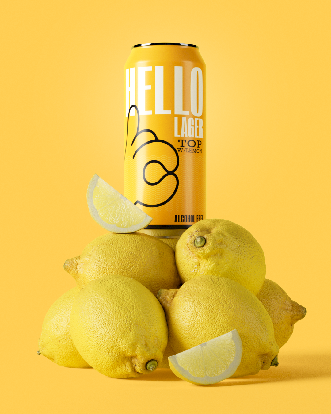 HELLO Lager - Top w/Lemon x6 PACK