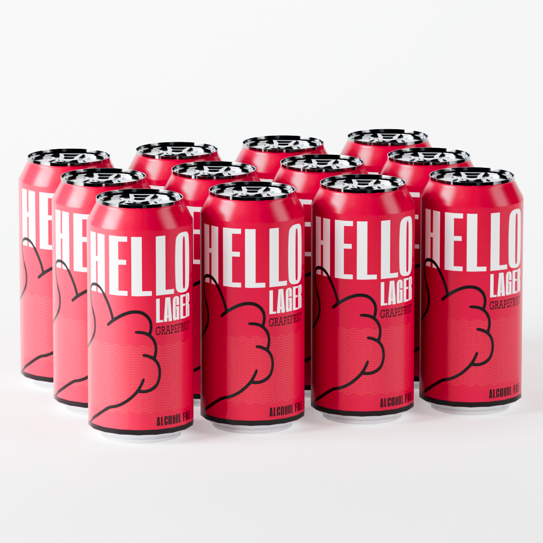HELLO Lager - Grapefruit x12 PACK