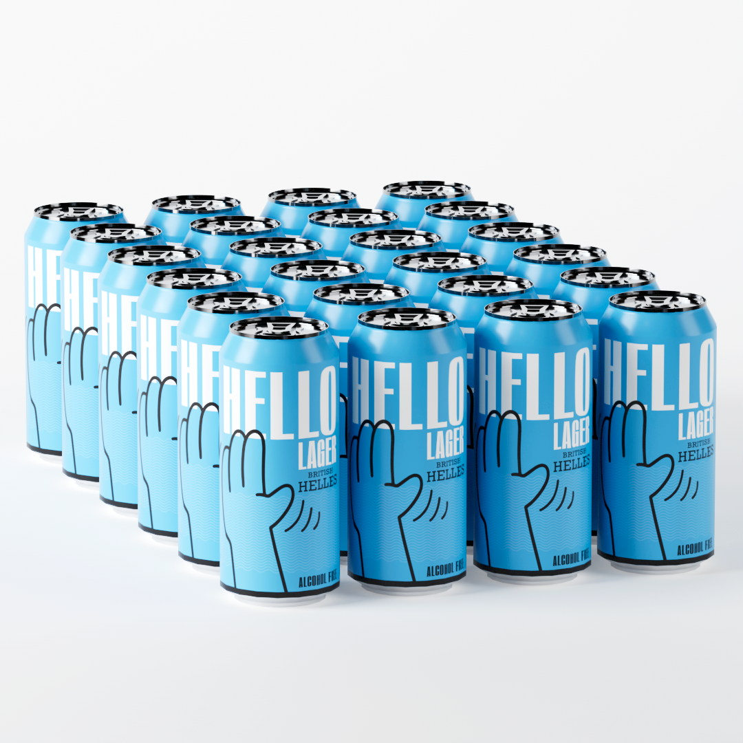 HELLO Lager - British Helles x24 PACK
